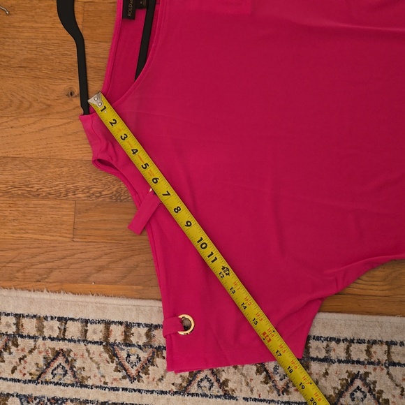 BOLD ELEMENTS BRAND WOMEN'S PINK OPEN ARM BLOUSE TOP SIZE XL - Picture 13 of 14